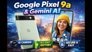 Google Pixel 9a with Gemini | Android Smartphone | AI Camera, All-Day Battery & Advanced Security