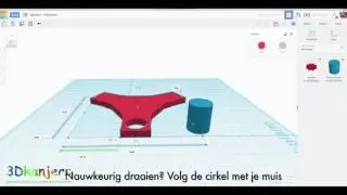 Maak een Spinner met Tinkercad - 3Dkanjers