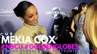Mekia Cox interviewed at NBC Universals&rsquo;s 74th Annual Golden Globes After Party #GoldenGlobes