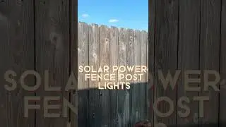 Amazon Review- Solar Power Fence Lights