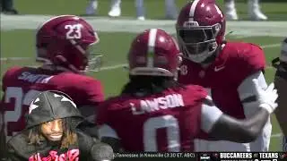 2 WEEKS OPPY BAMA BOYS! REACTING TO #19 Alabama vs Wisconsin Highlights!!!