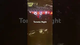 Toronto Night From My Hotel Room #canada #toronto #travel #trending #aviation #globetravel