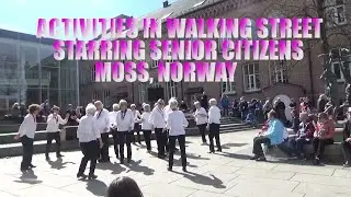 Senior Citizens dancing on the 
