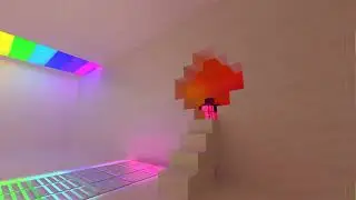 Minecraft Messing Around With Colored Glass With Kelly's RTX.