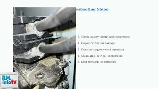 How to Fix Impact Wrench LED Light Stays On &ndash; Light Circuit & Switch Reset