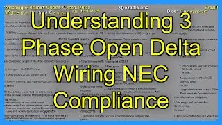 Understanding 3 Phase Open Delta Wiring NEC Compliance