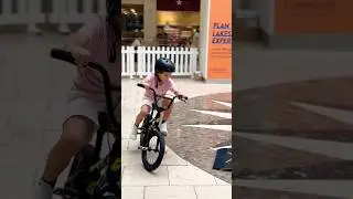 BMX Bikes First Time! 🚴😂 Trying With the Kids in the Shop