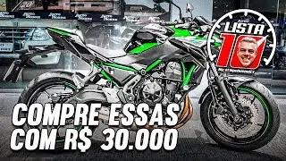 10 MOTOS PARA COMPRAR ATÉ 30.000 REAIS