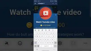 2nd sept code for two YouTube x empire #cryptocurrency #bitcoin #srj