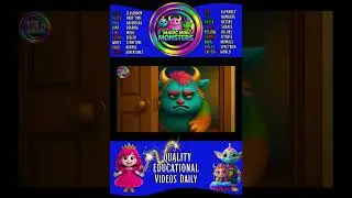 Five Silly Monsters Bouncing on the Bed | Countdown Song| Magic Mini Monsters | #magicminimonsters