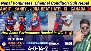 Nepal Beat Canada Easily, Aasif , Sandeep & Jora Star Performers 🔥