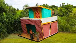 Build The Most Beautiful Mud Resort By Ancient Skills [Full Video]