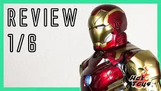 Hot Toys Iron Man Mark 46 XLVI Concept Art 🎨 version 1/6 review MMS489 D25 & Civil war comparison