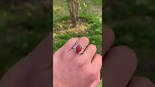 Most Demand Handmade Coral Ring For Men's #coral #marjaan #handmade