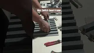 WPC louvers switch board frame#reels#viral#youtubeshorts#shorts#short#wpc#pvc#ytshorts#shortsfeed#yt