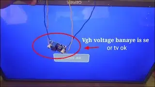 Led Tv Panal Repair Kare Step Up Converter Use Karke |Led tv vgh voltage missing solution