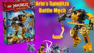 Arin's Spinjitzu Battle Mech review  #lego #ninjago #legoninjago #building #speedbuild #review 