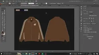Streetwear Jacket Mockup Template for Clothing Brands | Fashion Design & Adobe Illustrator