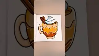 ☕ Pumpkin Spice Latte | Fall Vibes Coloring Book by Jade Summer