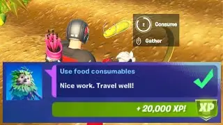 Use FOOD CONSUMABLES! Fortnite Use Food Consumables Week 10 Quest Challenge Guide! Use food fortnite