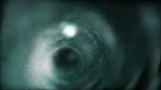 Hypnotic Cyan Vortex Motion Loop for Relaxation