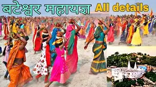 Live Bateshwar Mahayagya | महायज्ञ बटेश्वर स्थान | यज्ञ स्थल बटेश्वर धाम | vlog 2023