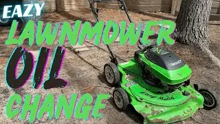 LAWNMOWER Oil Change &bull; Easy Method