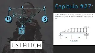 #27. Ejercicio de Cargas Distribuidas 1 - Estática Curso Básico