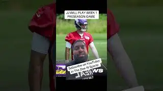 JJ McCarthy will play Saturday.#nfl #greenscreen #shorts #skol #minnesotavikings #espn #jjmccarthy