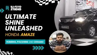 Restoring a 5-Year-Old Honda Amaze! Full Ceramic Coating Transformation 🔥✨