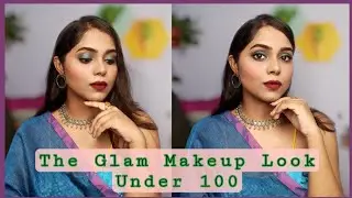 Glam Party Makeup Look *Using Makeup Products Under 100 Rs. * For Beginners