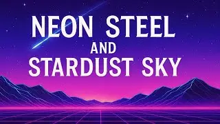 Neon Steel and Stardust Sky