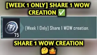 [WEEK 1 ONLY] SHARE 1 WOW CREATION ✅ SHARE 1 WOW CREATION