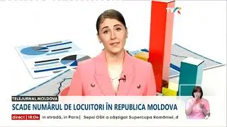 Scade numărul de locuitori &icirc;n Republica Moldova
