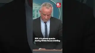 RFK Jr's Phone Interrupts White House Press Briefing With Quacking Noises