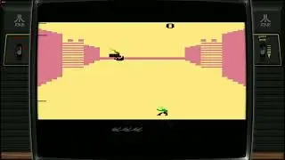 Firebug (Atari 2600) Gameplay | First-Person Wizard Action with Spinning Fireballs (1983)