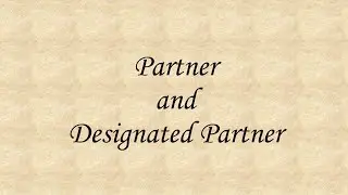 Partner and Designated Partner of LLP