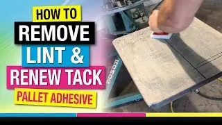 How to Remove Lint from Screen Prints (Screen Printing Hacks)