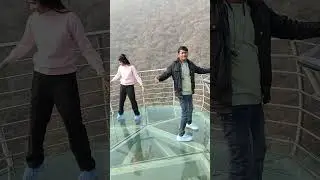 Rajgir Glass Bridge par mera pehla kadam! 😱✨