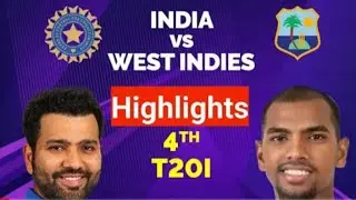 india vs west India's 4th20 highlights 2022/India vs West Highlights