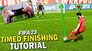 GREEN TIMED FINISHING TUTORIAL | HOW TO TIME FINISH IN FIFA 23 | FIFA 23 FINISHING TUTORIAL