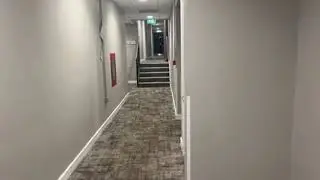 The location of our fire exits and fire safety point