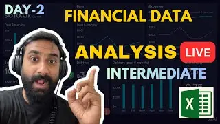 Financial Data Analysis LIVE DAY-1 | Portfolio, Investment & Performance Analysis in Excel