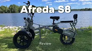 🚲 Afreda S8 Foldable Electric Scooter Best for City & Trail? Full Ride Test+Unboxing! Review
