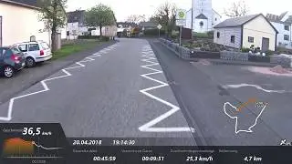 Fahrradrunde (Rotenhain gro&szlig; & r&uuml;ckw&auml;rts) im Westerwald April 2018