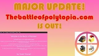BIG NEWS!  WATCH FOR MORE INFORMATION! MAJOR UPDATE THE BATTLE OF POLYTOPIA!