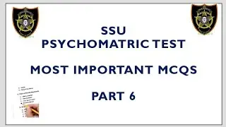 SSU Psychomatric test preparation | ssu psychomatric test past papers | psychomatric test mcqs