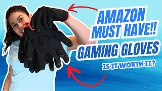 AFFORDABLE AMAZON FINDS | Touch Screen Gloves/Gaming Gloves for Sweaty Hands (Gaming Accessories)