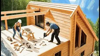 He Built the Ultimate Off Grid Cabin on Mountain Rocks &ndash; No Machines Used