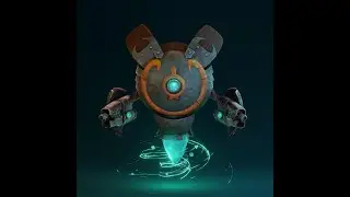 Stylized robot